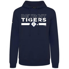 Detroit Tigers Levelwear City Connect Podium No Hitter Pullover Hoodie Navy