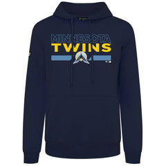Minnesota Twins Levelwear City Connect Podium No Hitter Pullover Hoodie Navy