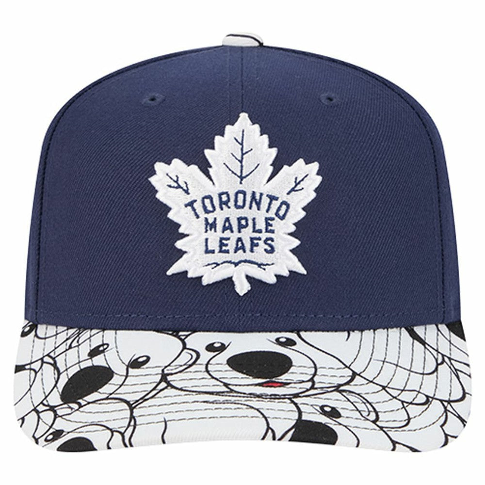 Toronto Maple Leafs New Era Mascot Visor 9SEVENTY Adjustable Hat Blue