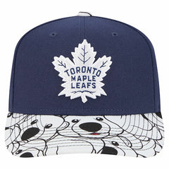 Toronto Maple Leafs New Era Mascot Visor 9SEVENTY Adjustable Hat Blue