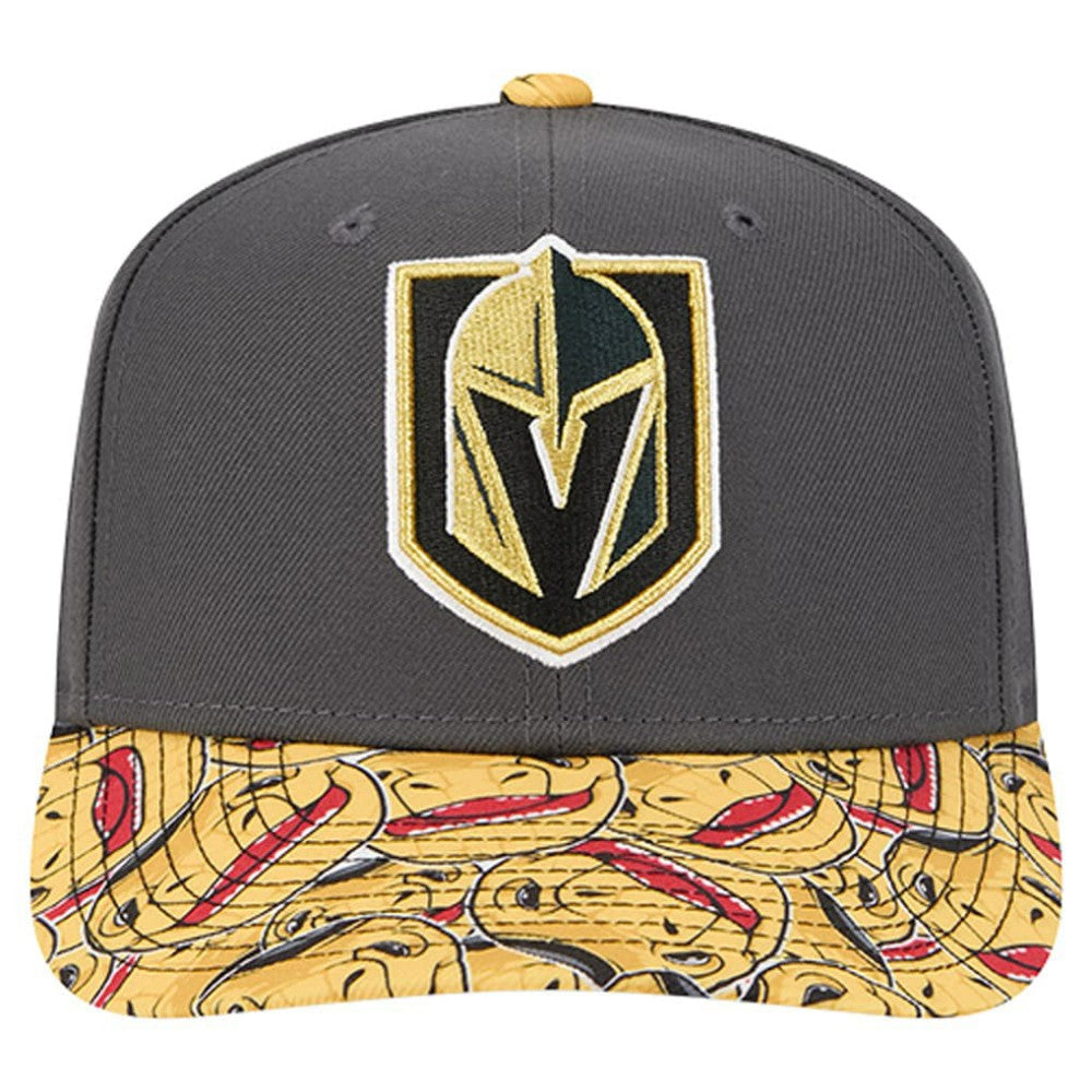 Vegas Golden Knights New Era Mascot Visor 9SEVENTY Adjustable Hat Grey