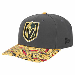 Vegas Golden Knights New Era Mascot Visor 9SEVENTY Adjustable Hat Grey