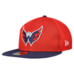 Washington Capitals New Era Mesh Crown Two-Tone 59FIFTY Fitted Hat Red/Navy