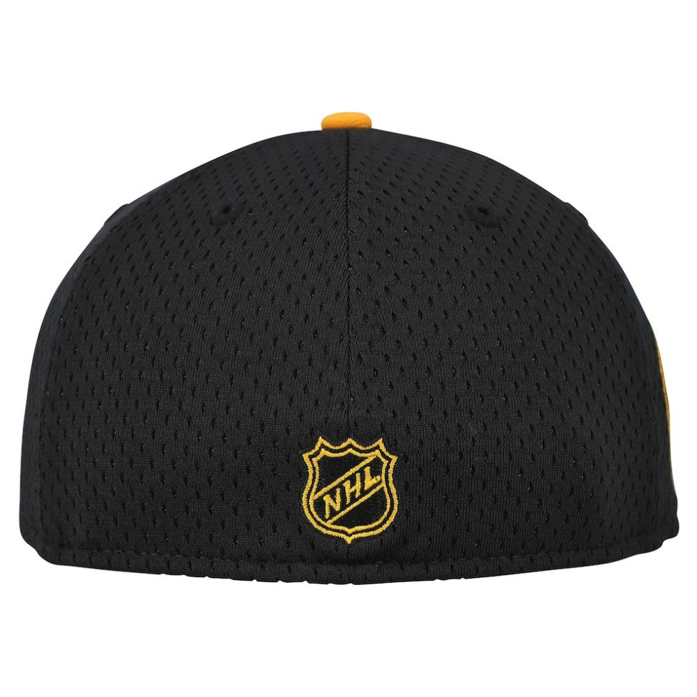 Boston Bruins New Era Mesh Crown Two-Tone 59FIFTY Fitted Hat Black/Gold
