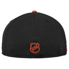 Philadelphia Flyers New Era Mesh Crown Two-Tone 59FIFTY Fitted Hat Black/Orange