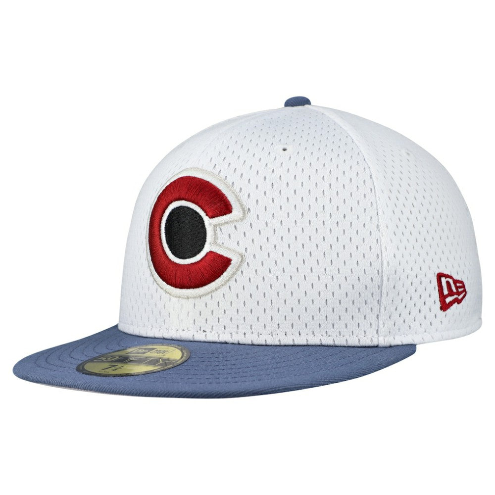 Colorado Avalanche New Era Mesh Crown Two-Tone 59FIFTY Fitted Hat White/Navy