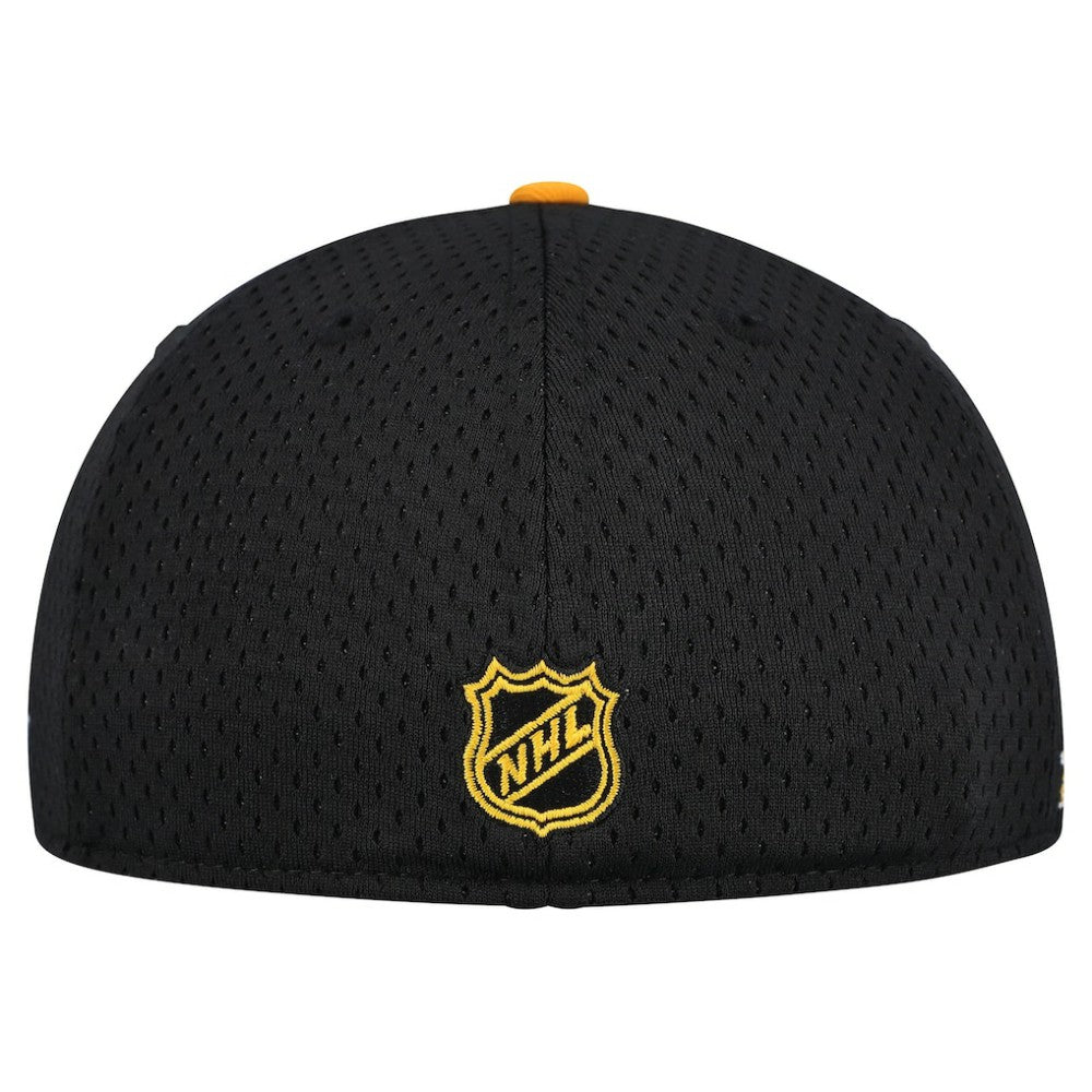 Pittsburgh Penguins New Era Mesh Crown Two-Tone 59FIFTY Fitted Hat Black/Gold