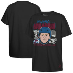 Nathan MacKinnon Colorado Avalanche Mitchell & Ness Youth Caricature T-Shirt Black