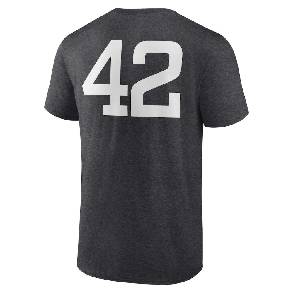 Athletics Jackie Robinson Day Name & Number T-Shirt Charcoal