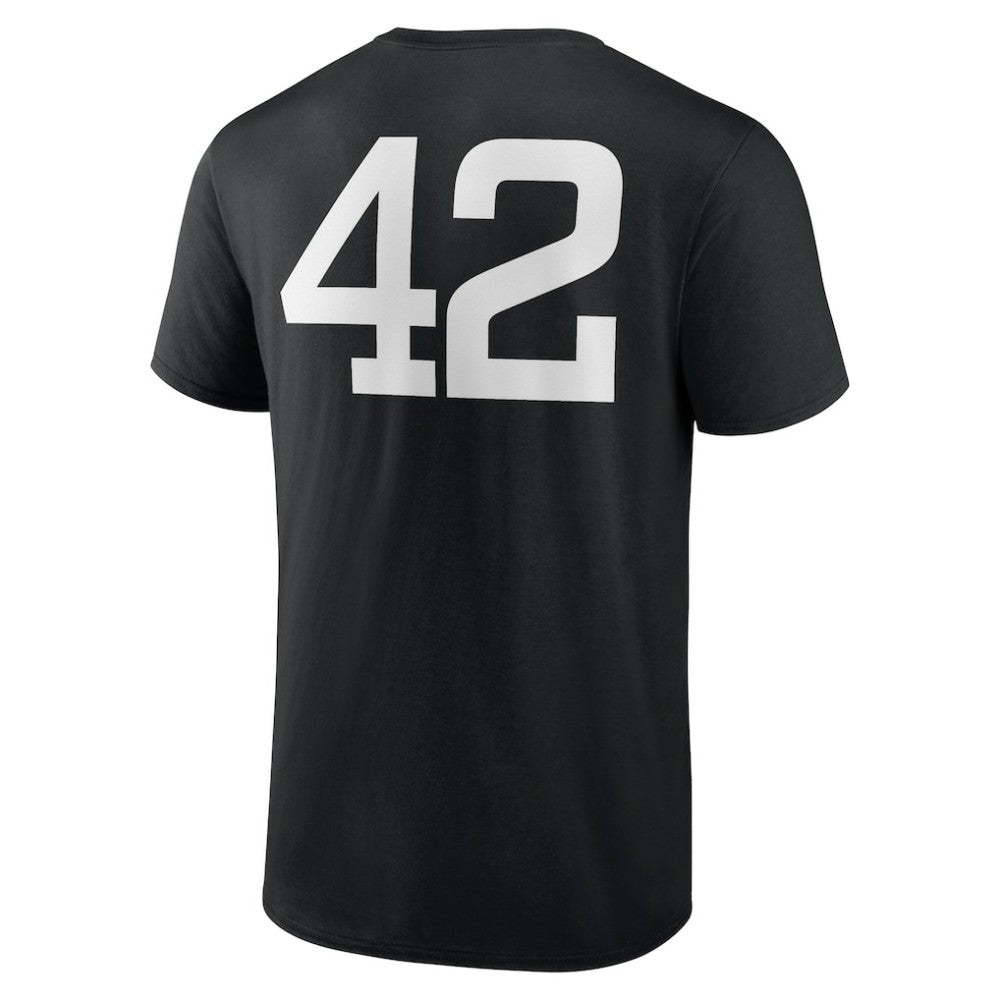 Colorado Rockies Jackie Robinson Day Name & Number T-Shirt Black