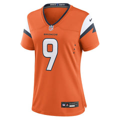 Talanoa Hufanga Denver Broncos Women's Team Game Jersey - Orange