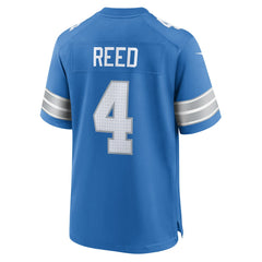 D.J. Reed Detroit Lions Team Game Jersey - Blue