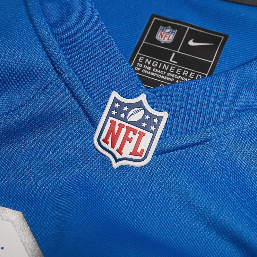 D.J. Reed Detroit Lions Team Game Jersey - Blue