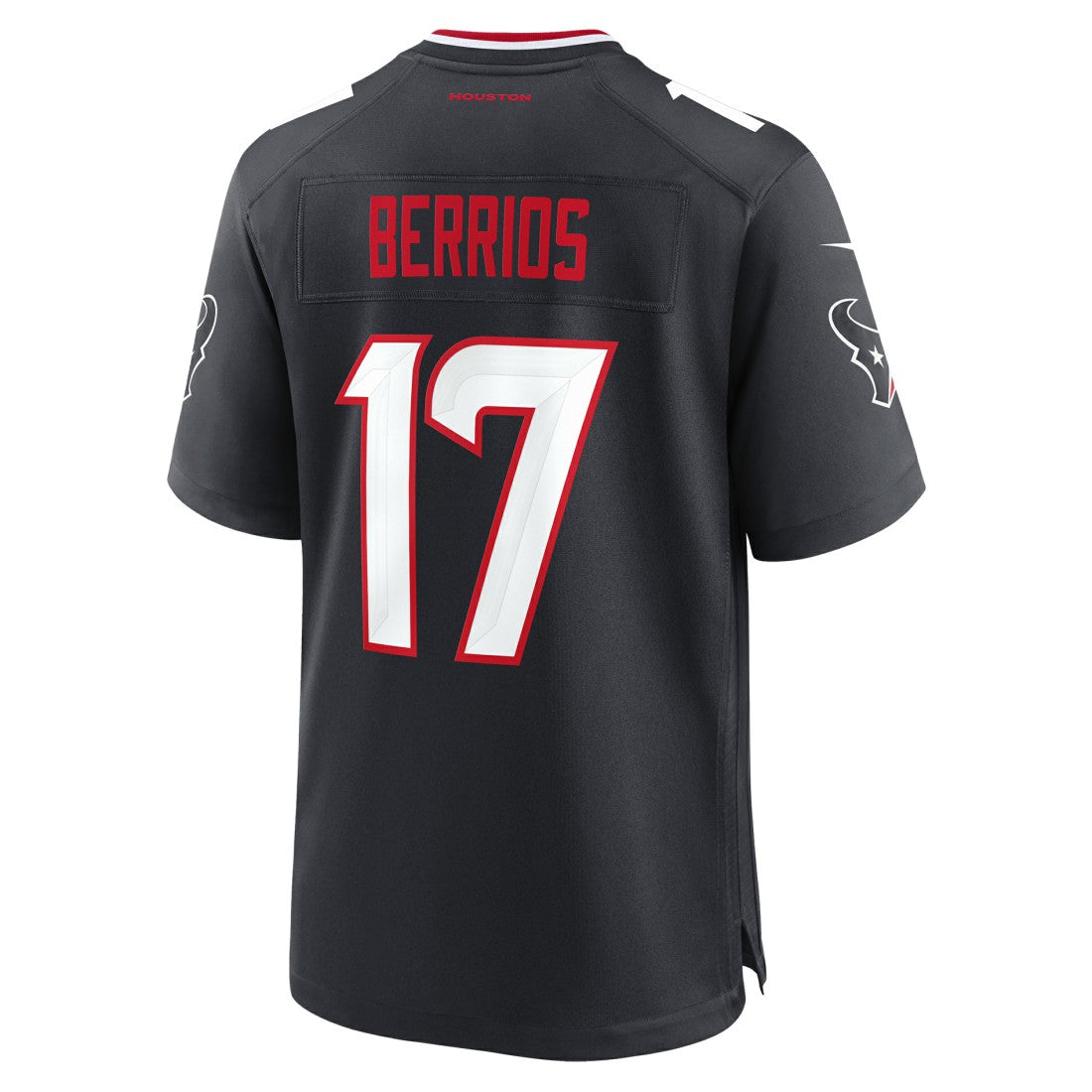 Braxton Berrios Houston Texans Team Game Jersey - Navy
