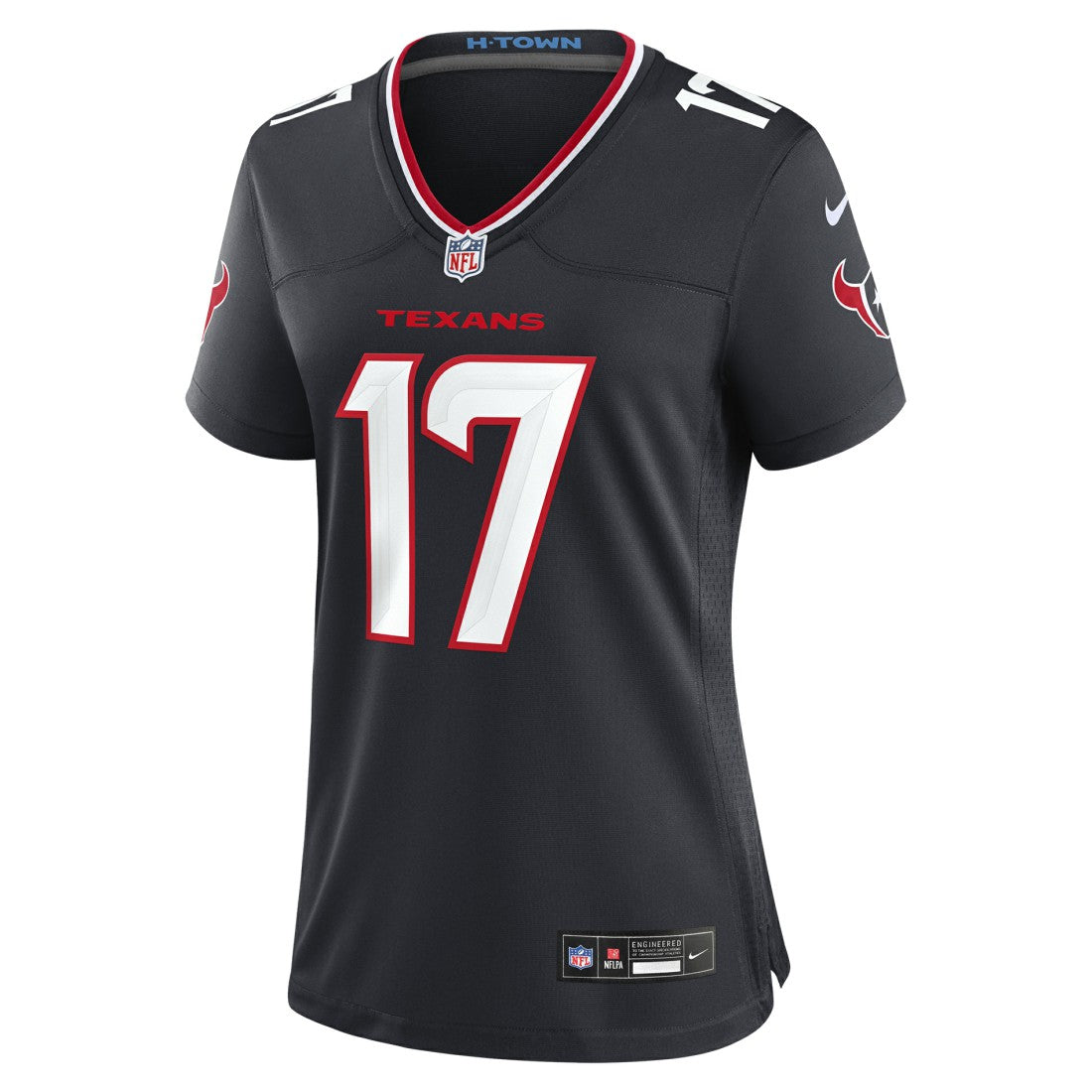 Braxton Berrios Houston Texans Women's Team Game Jersey - Navy