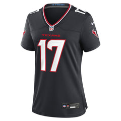 Braxton Berrios Houston Texans Women's Team Game Jersey - Navy