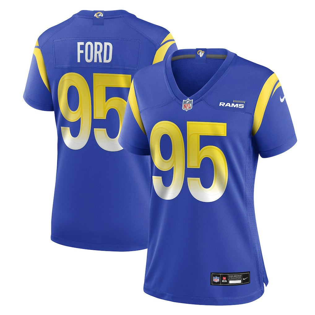 Poona Ford Los Angeles Rams Women's Team Game Jersey - Royal
