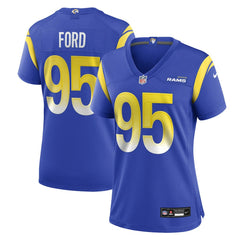 Poona Ford Los Angeles Rams Women's Team Game Jersey - Royal