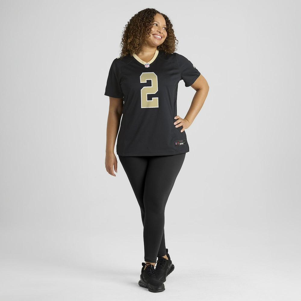 Spencer Rattler New Orleans Saints Women's Team Game Jersey - Black