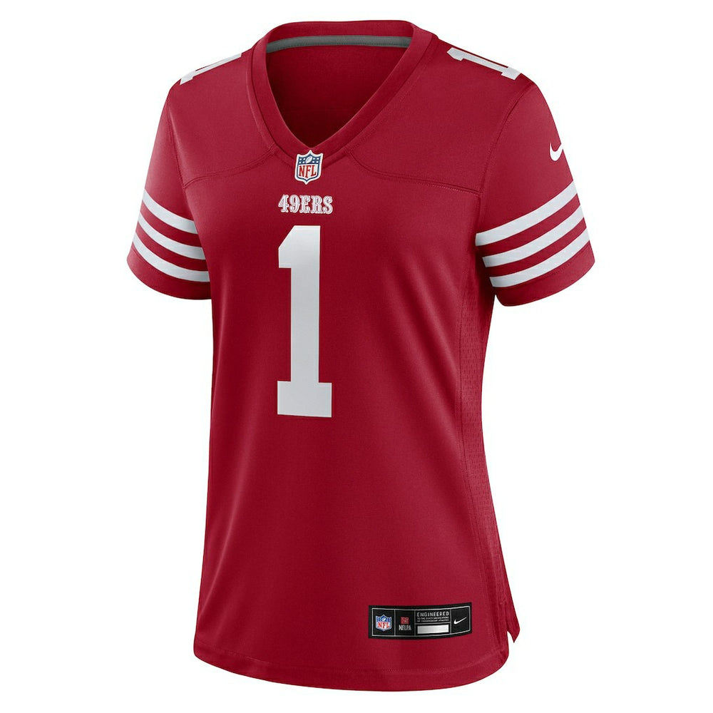 Ricky Pearsall San Francisco 49ers Women's Team Game Jersey - Scarlet