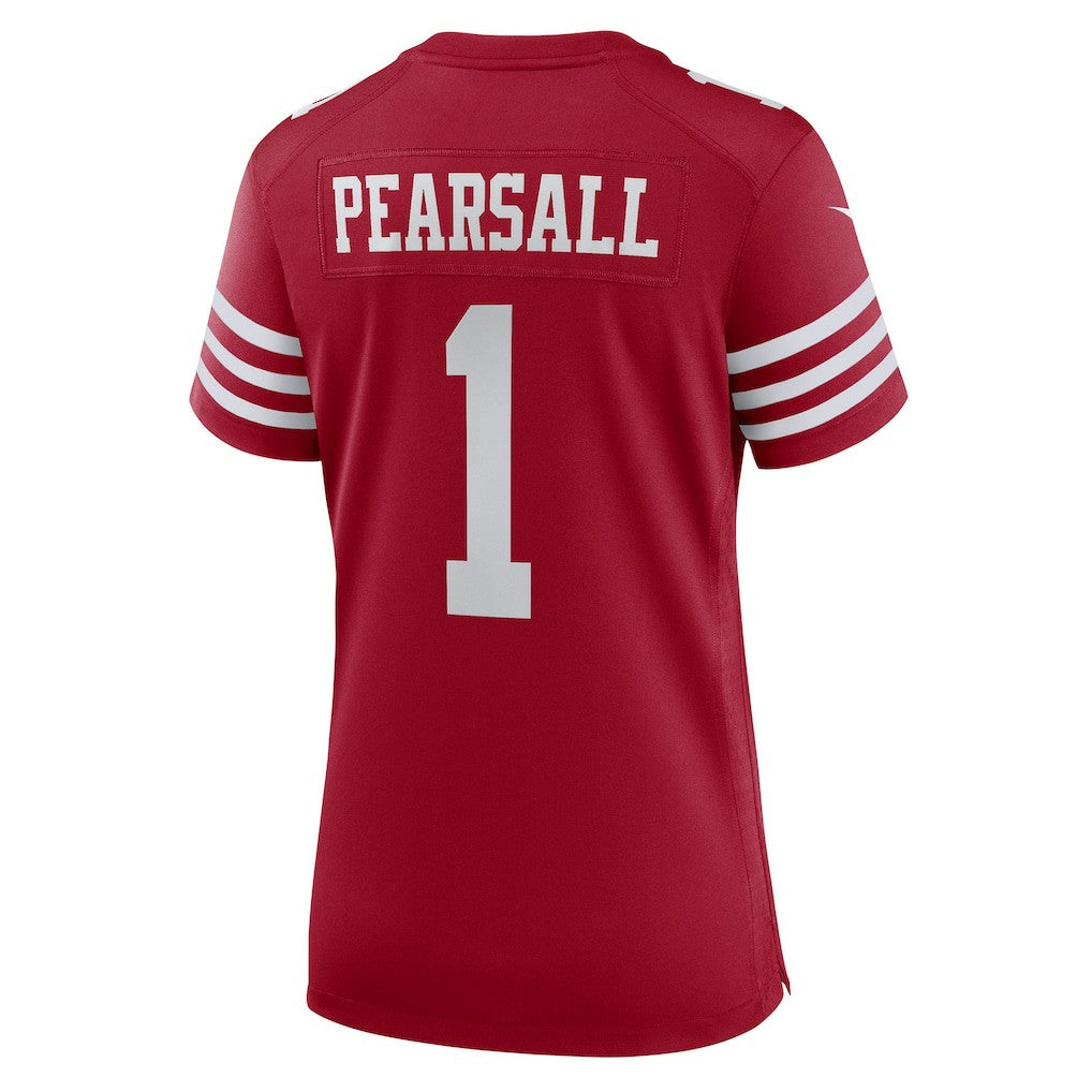 Ricky Pearsall San Francisco 49ers Women's Team Game Jersey - Scarlet