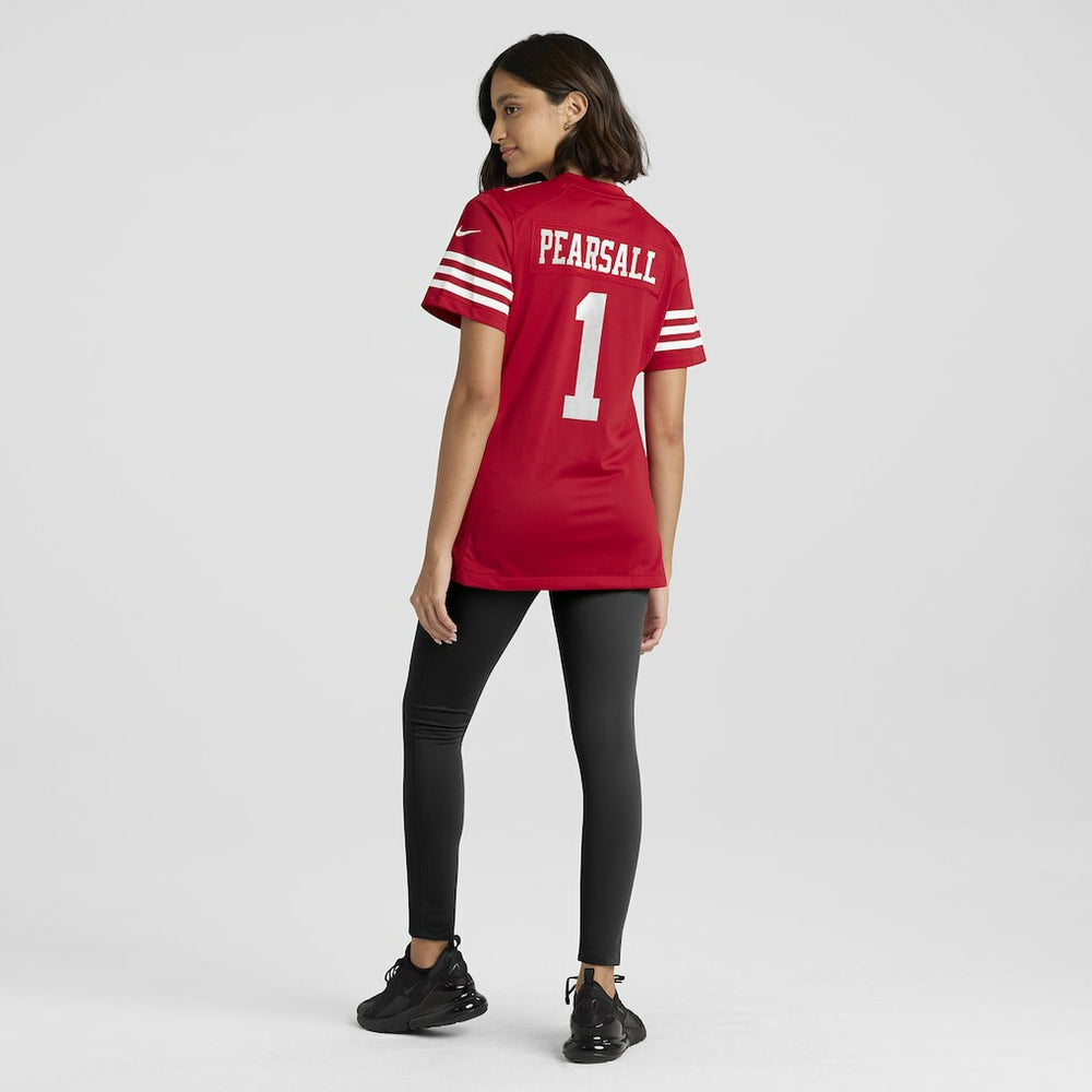 Ricky Pearsall San Francisco 49ers Women's Team Game Jersey - Scarlet