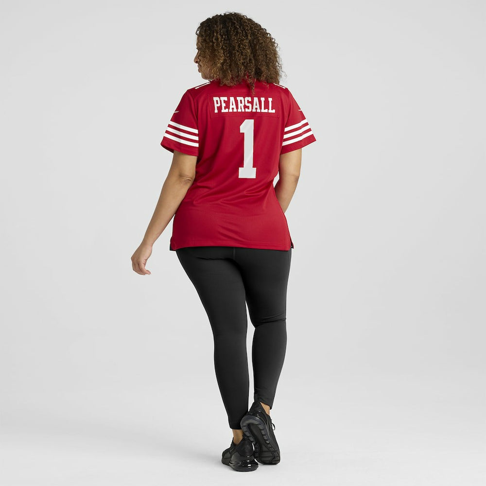 Ricky Pearsall San Francisco 49ers Women's Team Game Jersey - Scarlet