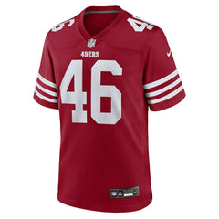 Jon Weeks San Francisco 49ers Team Game Jersey - Scarlet