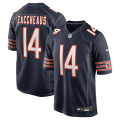 Olamide Zaccheaus Chicago Bears Team Game Jersey - Navy