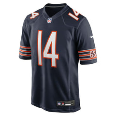 Olamide Zaccheaus Chicago Bears Team Game Jersey - Navy