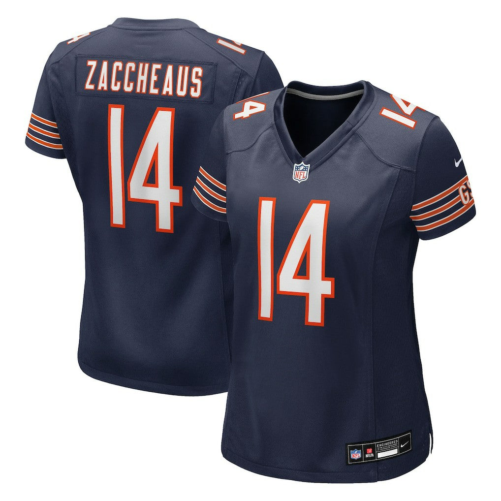 Olamide Zaccheaus Chicago Bears Women's Team Game Jersey - Navy