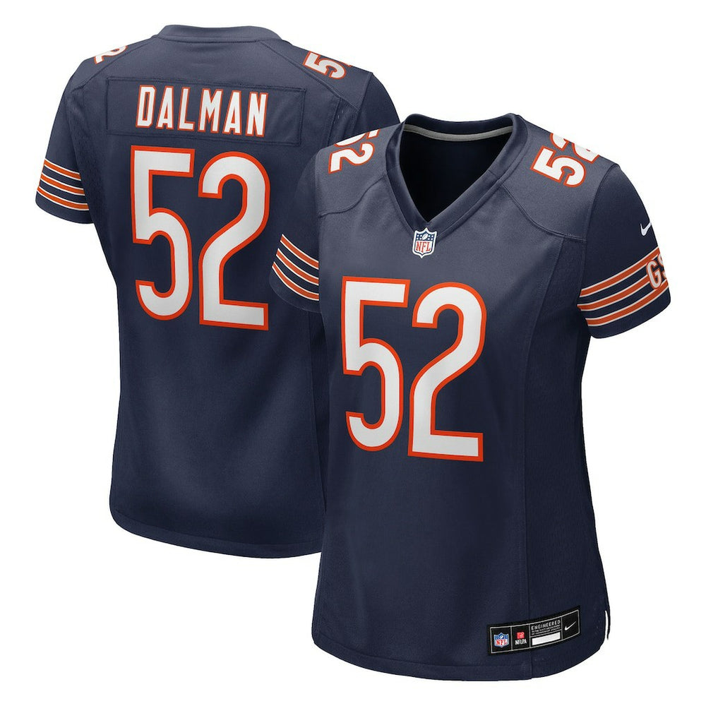 Drew Dalman Chicago Bears Women's Team Game Jersey - Navy