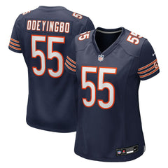 Dayo Odeyingbo Chicago Bears Women's Team Game Jersey - Navy