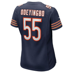 Dayo Odeyingbo Chicago Bears Women's Team Game Jersey - Navy