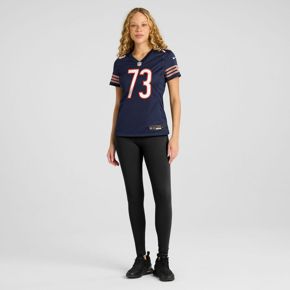 Jonah Jackson Chicago Bears Women's Team Game Jersey - Navy