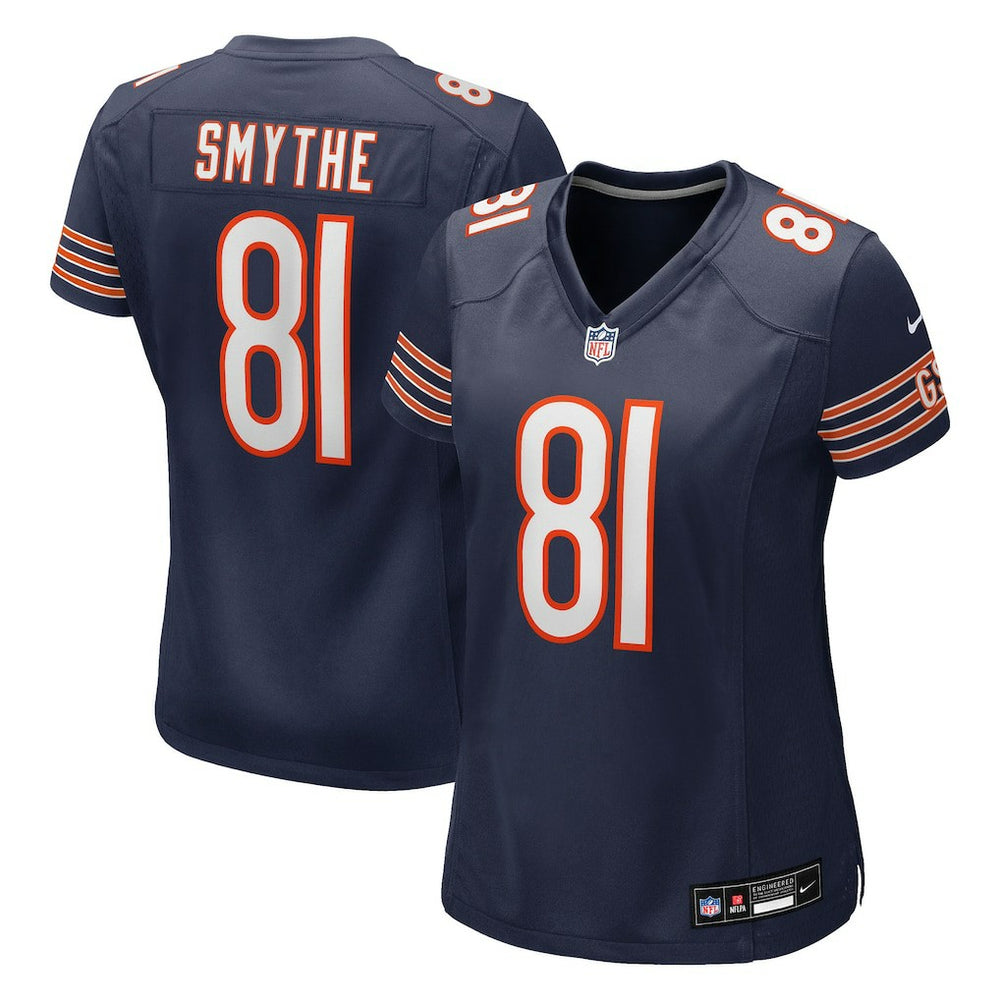 Durham Smythe Chicago Bears Women's Team Game Jersey - Navy