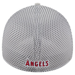 Los Angeles Angels Visor Paint Splatter 39THIRTY Flex Hat Gray | New Era