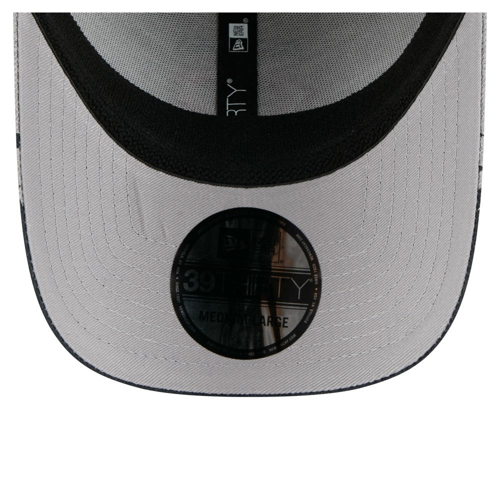 Minnesota Twins Visor Paint Splatter 39THIRTY Flex Hat Gray | New Era