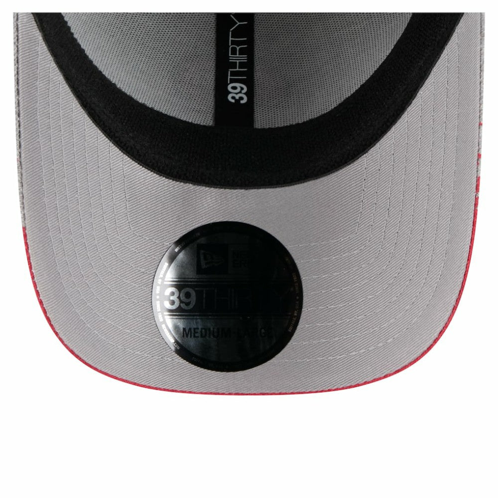 Philadelphia Phillies Visor Paint Splatter 39THIRTY Flex Hat Gray | New Era