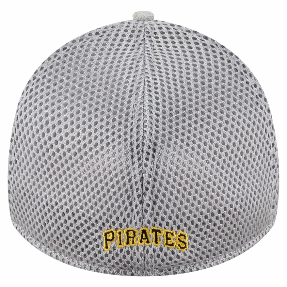 Pittsburgh Pirates Visor Paint Splatter 39THIRTY Flex Hat Gray | New Era