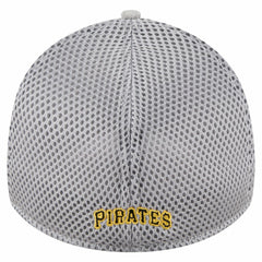 Pittsburgh Pirates Visor Paint Splatter 39THIRTY Flex Hat Gray | New Era