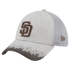 San Diego Padres Visor Paint Splatter 39THIRTY Flex Hat Gray | New Era