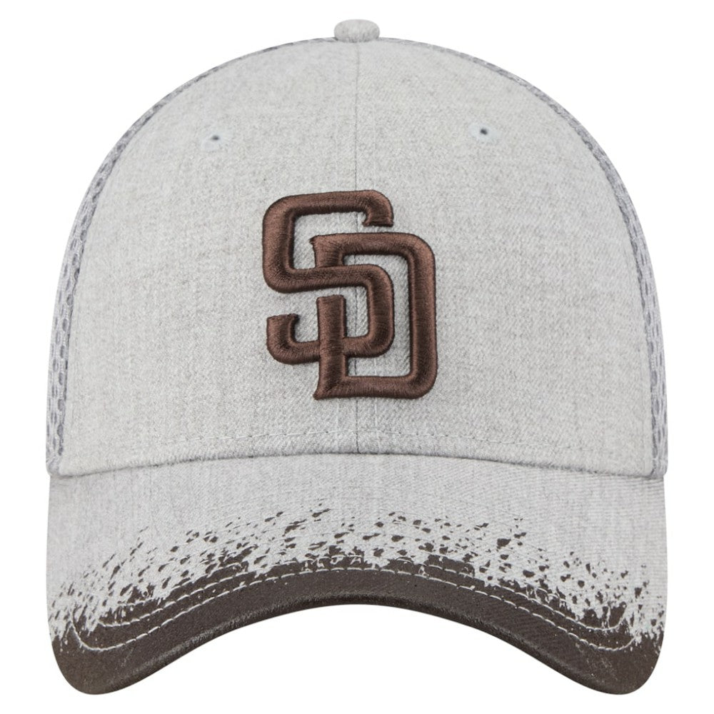 San Diego Padres Visor Paint Splatter 39THIRTY Flex Hat Gray | New Era