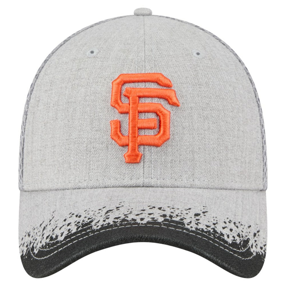 San Francisco Giants Visor Paint Splatter 39THIRTY Flex Hat Gray | New Era