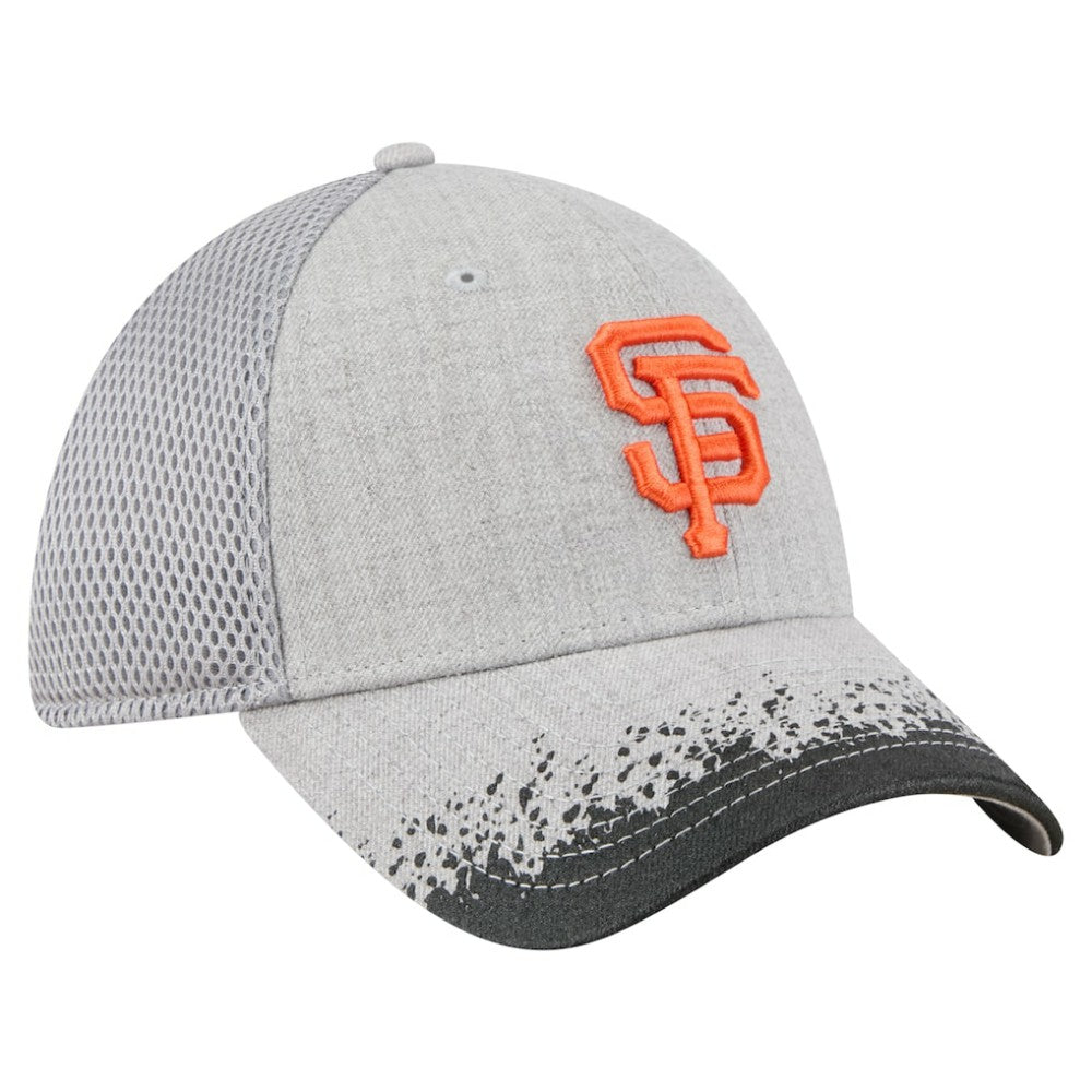 San Francisco Giants Visor Paint Splatter 39THIRTY Flex Hat Gray | New Era