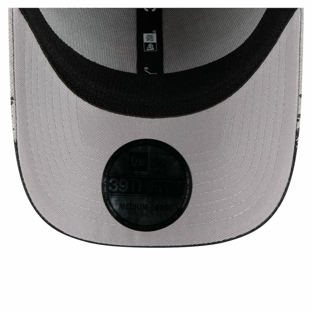 San Francisco Giants Visor Paint Splatter 39THIRTY Flex Hat Gray | New Era