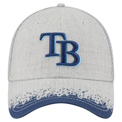 Tampa Bay Rays Visor Paint Splatter 39THIRTY Flex Hat Gray | New Era