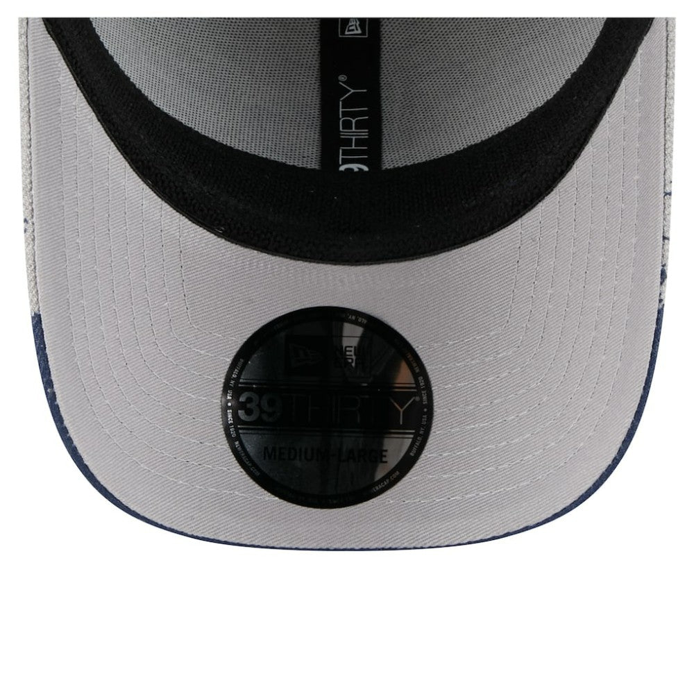 Tampa Bay Rays Visor Paint Splatter 39THIRTY Flex Hat Gray | New Era