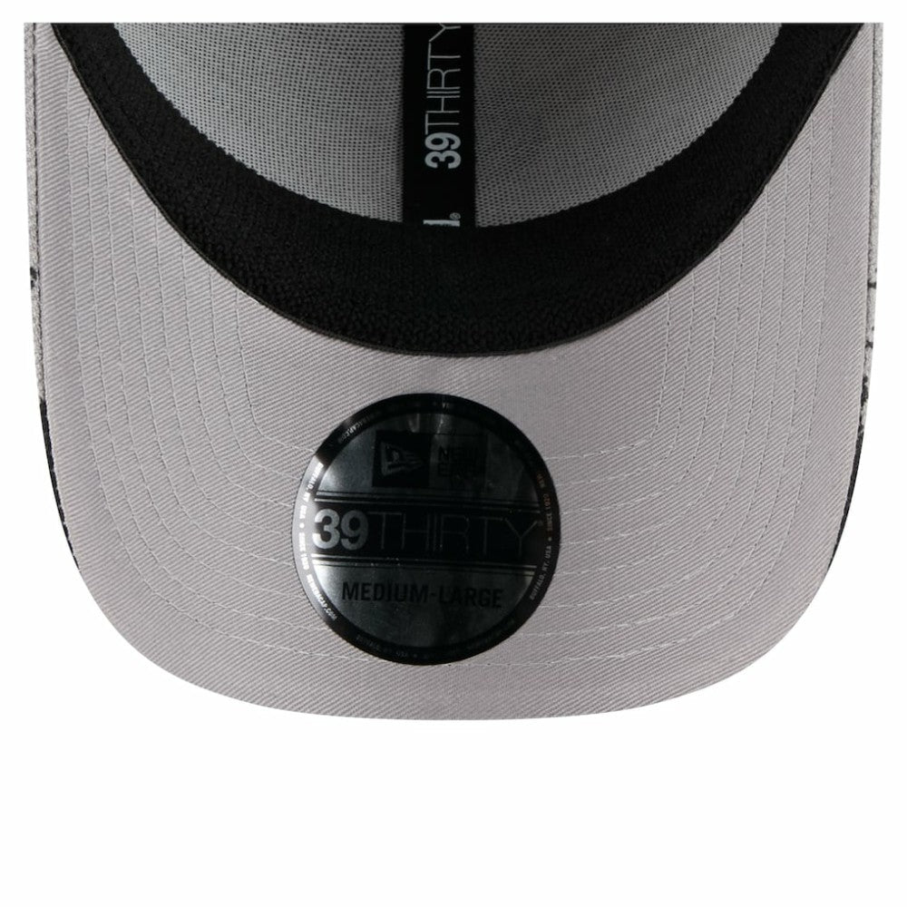 Chicago White Sox Visor Paint Splatter 39THIRTY Flex Hat Gray | New Era