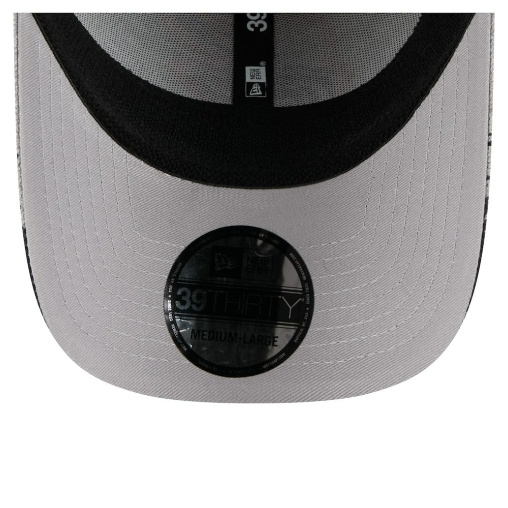 Baltimore Orioles Visor Paint Splatter 39THIRTY Flex Hat Gray | New Era